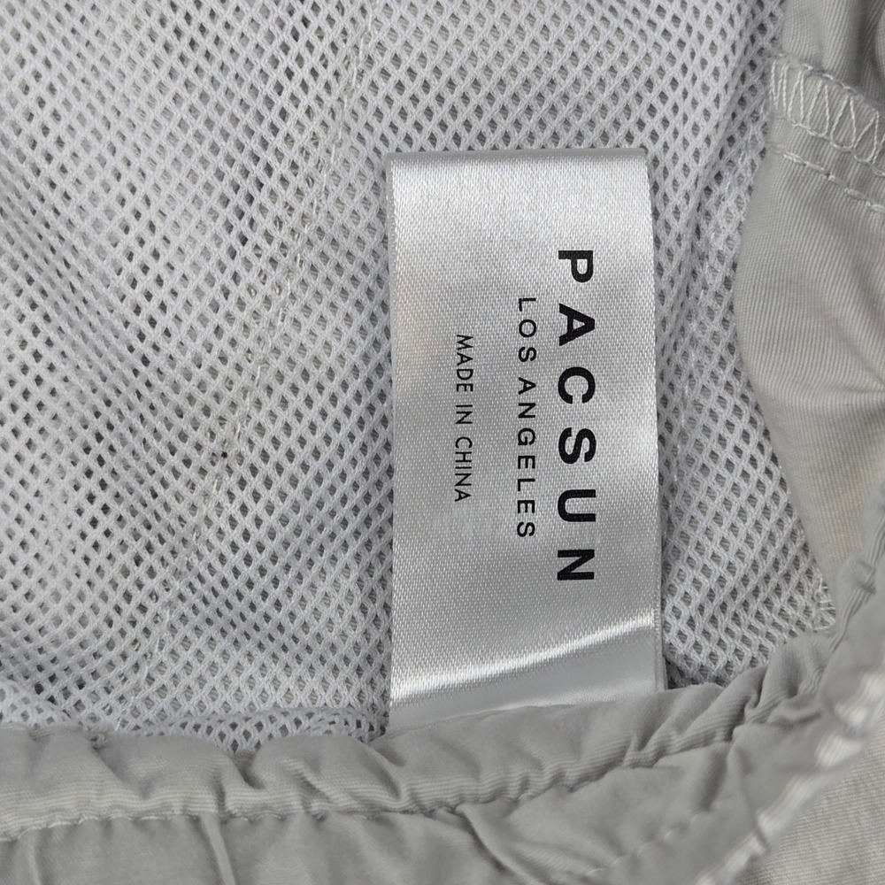 PacSun Grey Utility Cargo Joggers Gorpcore Techwear Drawstring Hem‎ Mens Small - Picture 6 of 16